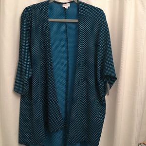 Blue Polka Dot Lularoe Lindsey